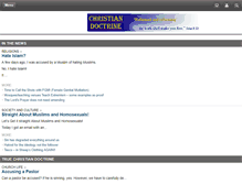 Tablet Screenshot of christiandoctrine.com
